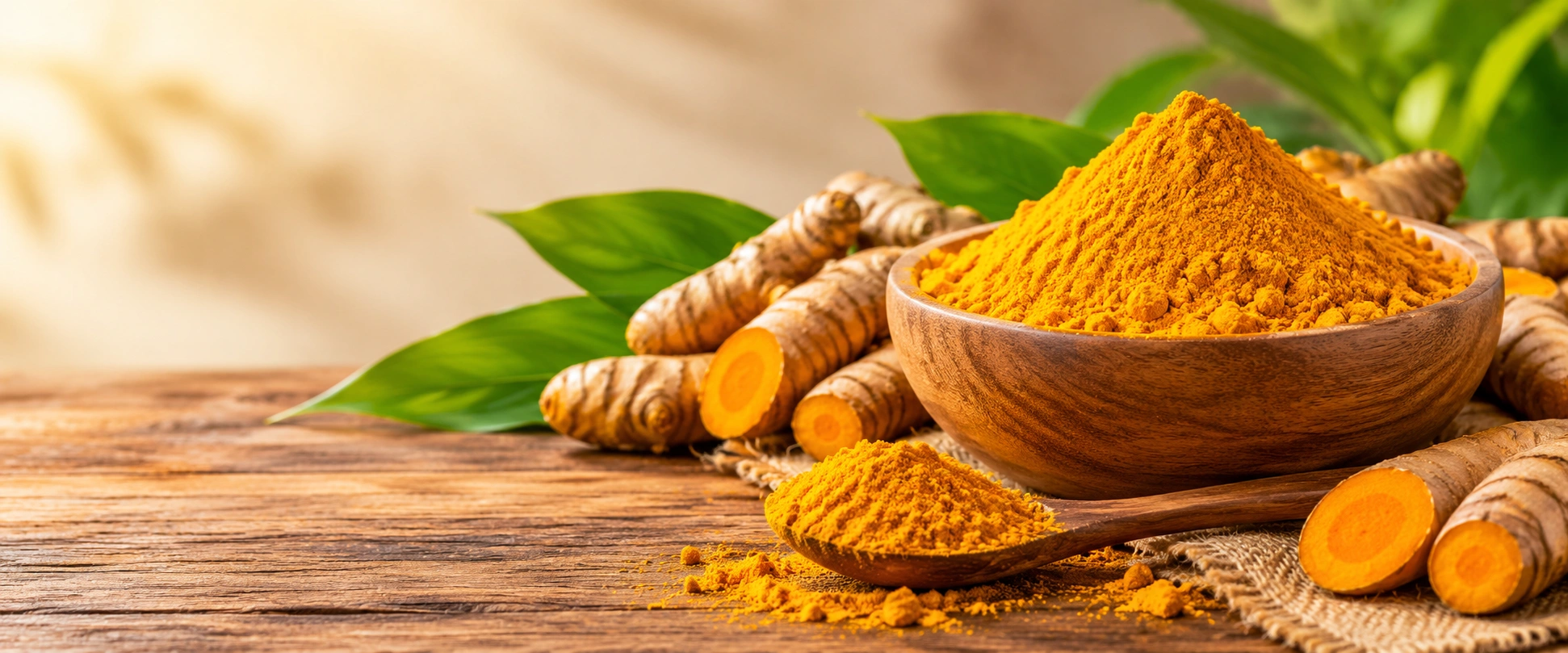 Turmeric sourced from India