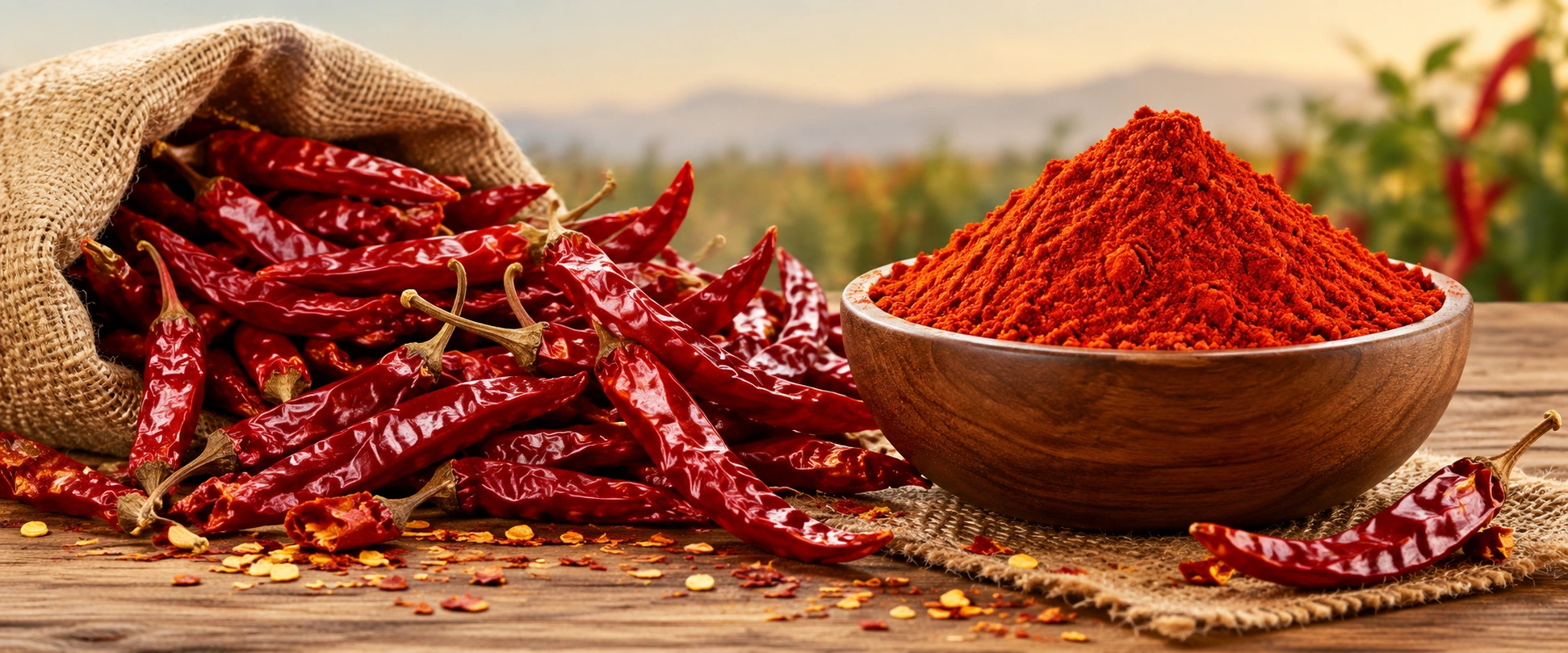 Red Chilli sourced from India
