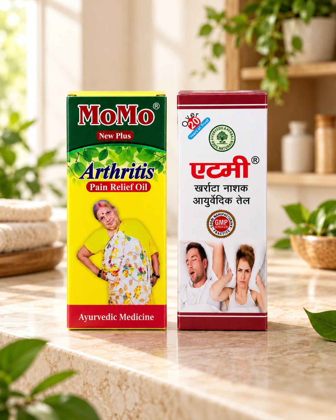 MoMo New Plus Arthritis Pain Relief Oil product pack